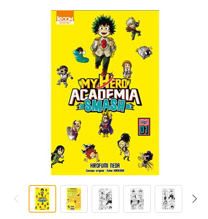 My Hero Academia - Tome 01 : My Hero Academia Smash T01 FNAC